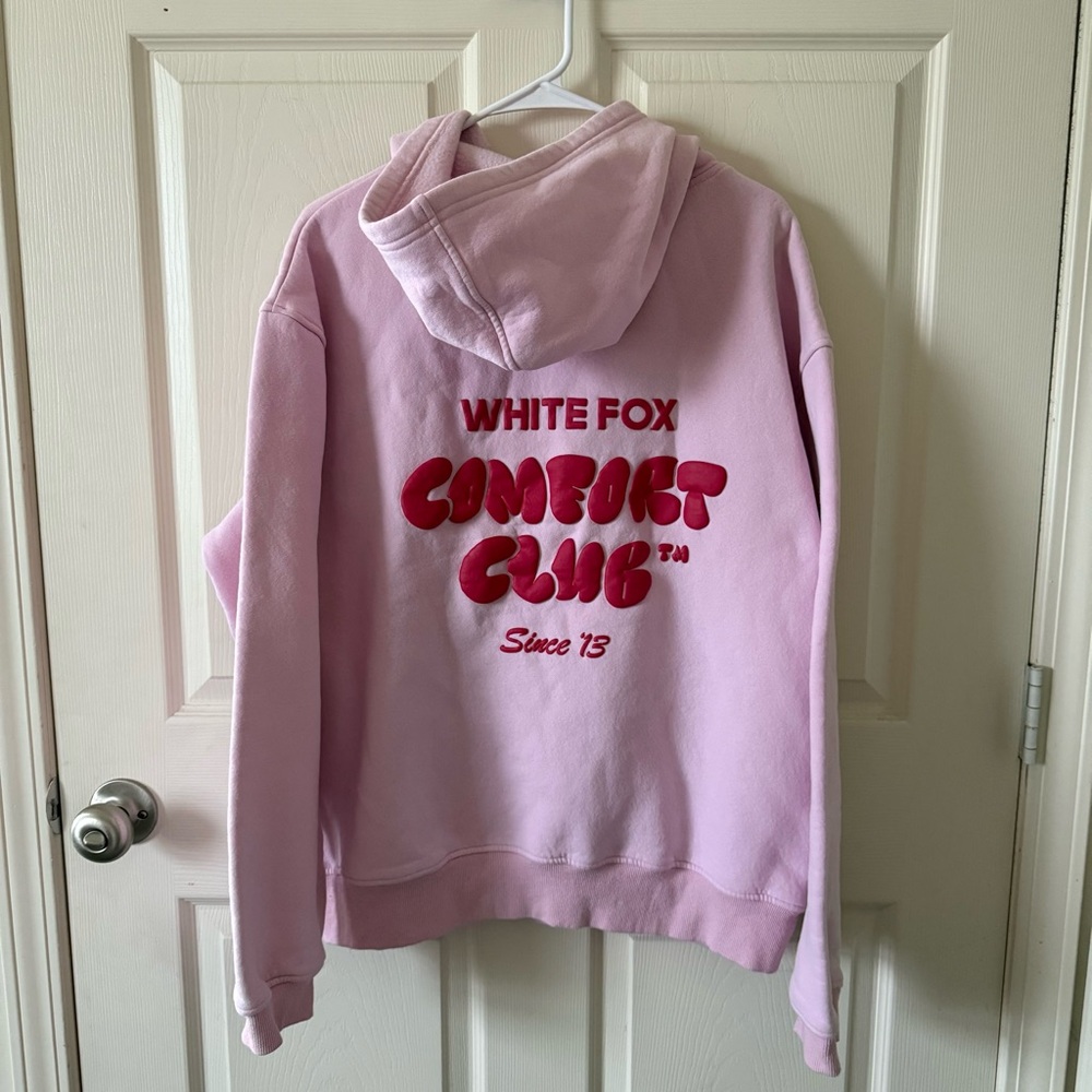 White Fox Hoodie Comfort Club Collection